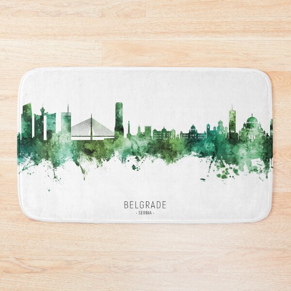 Item preview, Belgrade Serbia Skyline designed and sold by ArtPrints.