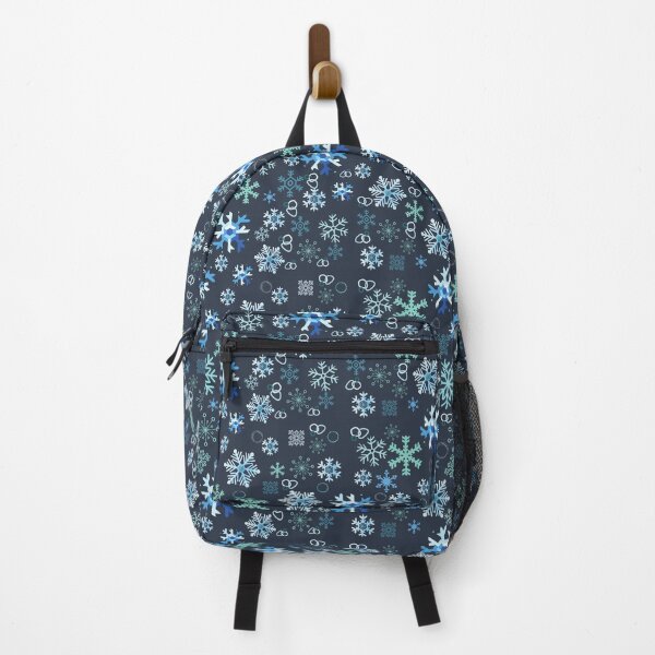 Item preview, Cute Christmas Snowflakes& Decorations on Dark Blue Background designed and sold by Gifty-Designs.