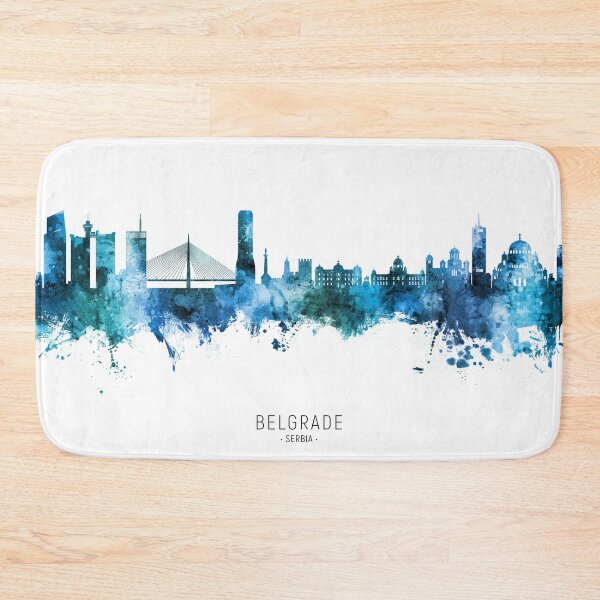 Item preview, Belgrade Serbia Skyline designed and sold by ArtPrints.