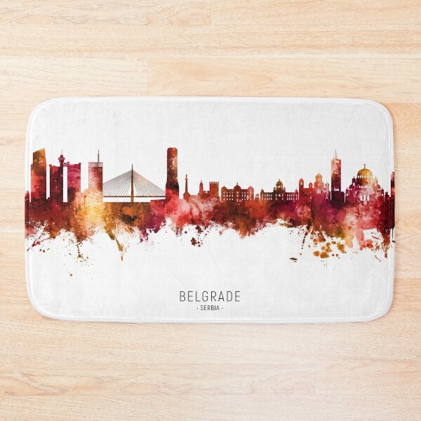 Item preview, Belgrade Serbia Skyline designed and sold by ArtPrints.