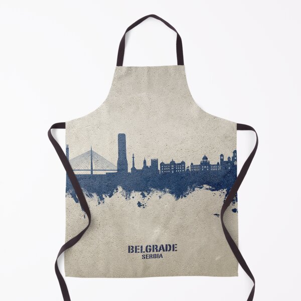 Artikelvorschau, Belgrade Serbia Skyline entworfen und verkauft von ArtPrints.