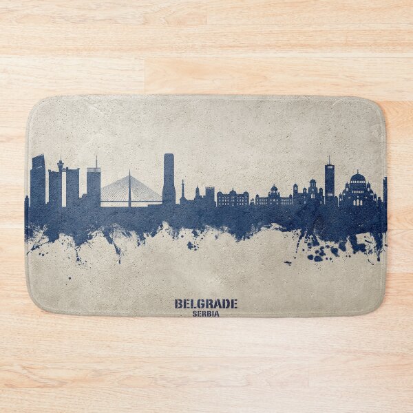 Item preview, Belgrade Serbia Skyline designed and sold by ArtPrints.