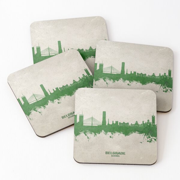 Item preview, Belgrade Serbia Skyline designed and sold by ArtPrints.
