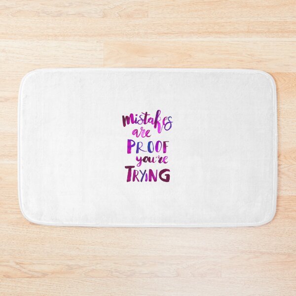 Item preview, Mistakes are proof you're trying designed and sold by JolineCreations.