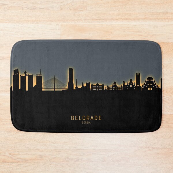 Item preview, Belgrade Serbia Skyline designed and sold by ArtPrints.