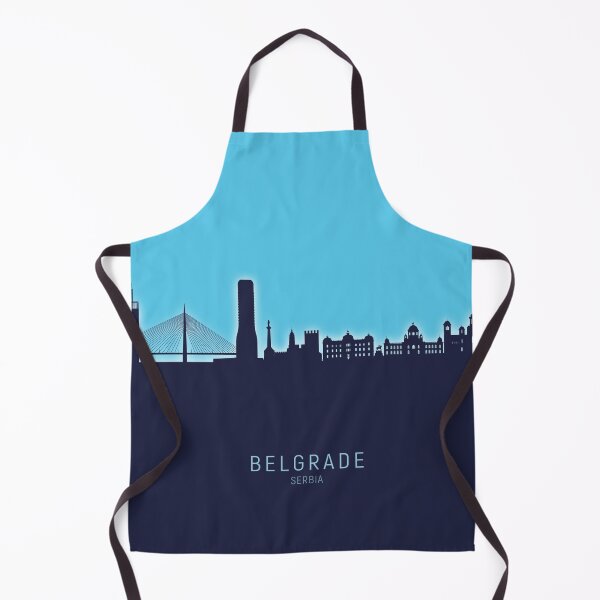 Artikelvorschau, Belgrade Serbia Skyline entworfen und verkauft von ArtPrints.