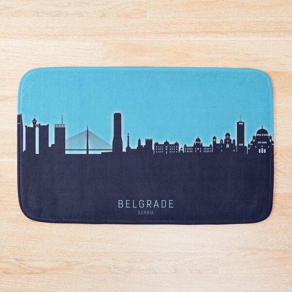 Item preview, Belgrade Serbia Skyline designed and sold by ArtPrints.
