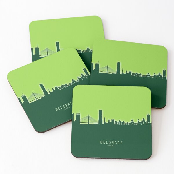 Item preview, Belgrade Serbia Skyline designed and sold by ArtPrints.