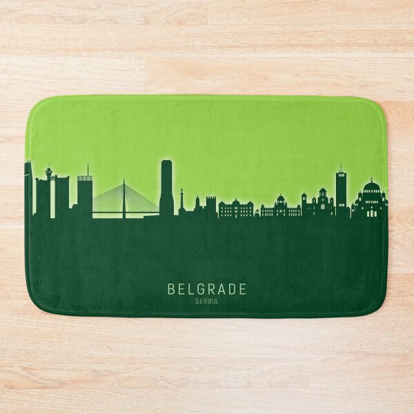 Item preview, Belgrade Serbia Skyline designed and sold by ArtPrints.
