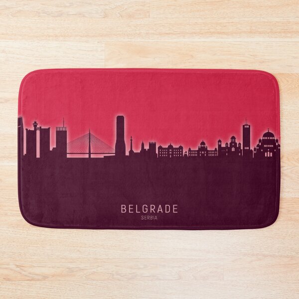 Item preview, Belgrade Serbia Skyline designed and sold by ArtPrints.