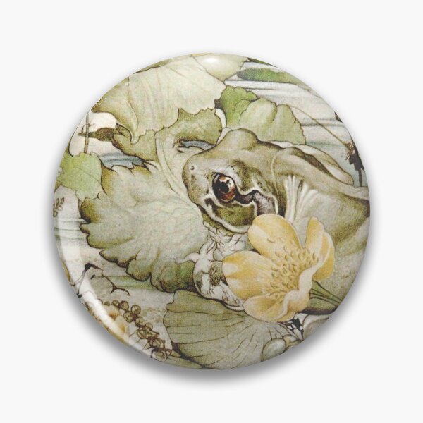 Item preview, Edward J Detmold - Kingcups and frog from News of spring 1917 designed and sold by Gardenlibrary.