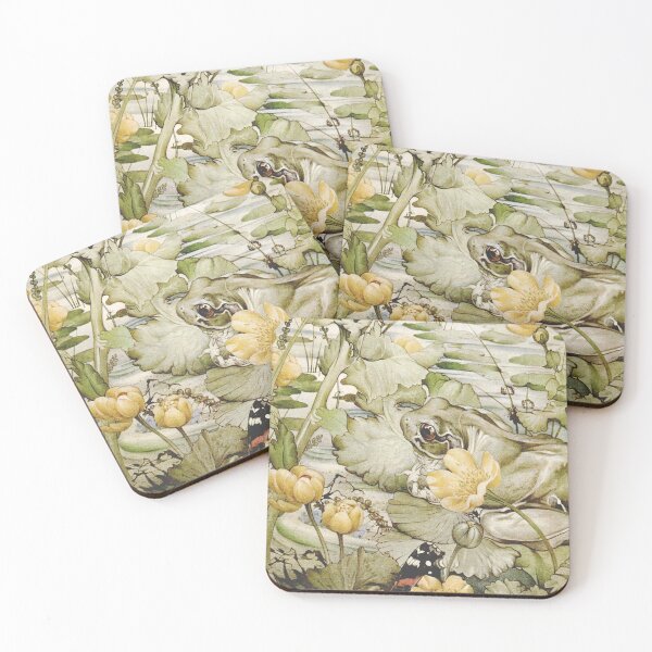 Item preview, Edward J Detmold - Kingcups and frog from News of spring 1917 designed and sold by Gardenlibrary.