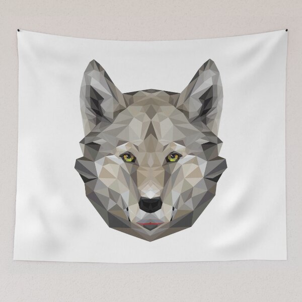 Item preview, Geometric Wolf Art designed and sold by JTS STORE.