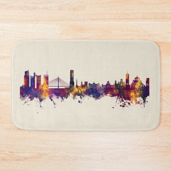 Item preview, Belgrade Serbia Skyline designed and sold by ArtPrints.