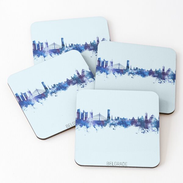 Item preview, Belgrade Serbia Skyline designed and sold by ArtPrints.