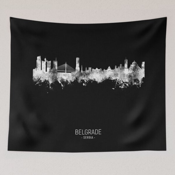 Item preview, Belgrade Serbia Skyline designed and sold by ArtPrints.