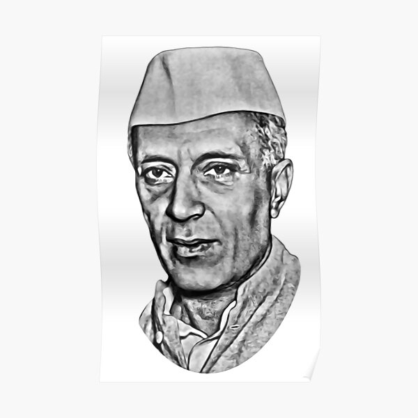 Drawing of Freedom Fighters of India Pandit Jawaharlal Nehru Stock Photo  Picture And Rights Managed Image Pic DPAAKM187896  agefotostock