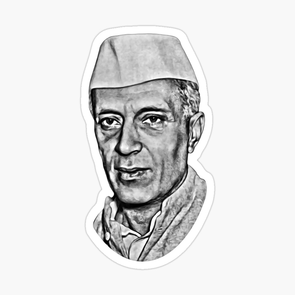 चाचा नेहरू का ड्राइंग इससे आसान कोई सिखाएगा तो चॅनेल डिलीट दूंगा,Most Easy  Nehruji Drawing Very Easy - YouTube
