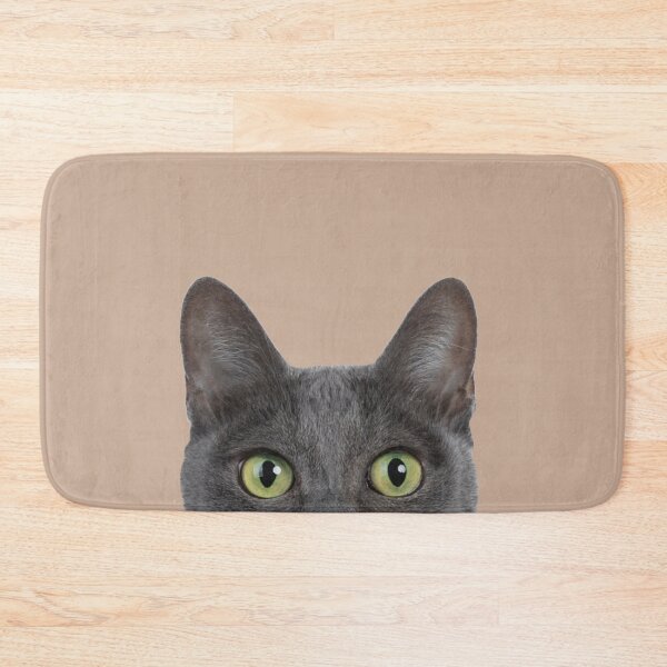 Item preview, Peeking Cat with Light Green Eyes designed and sold by SoloTravelerSt.
