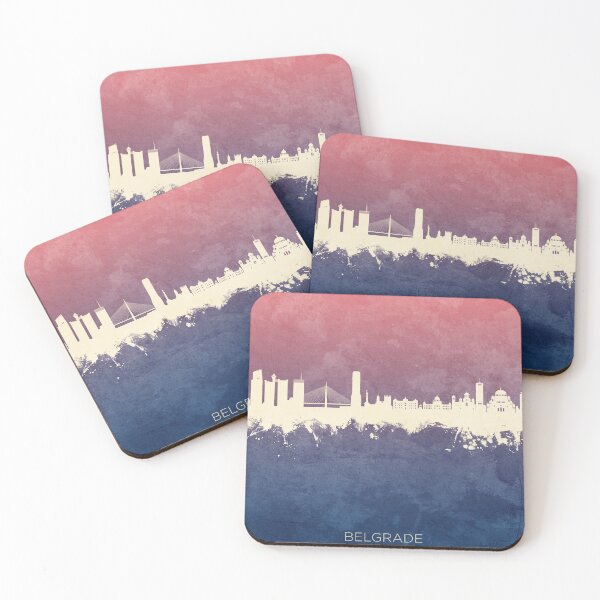 Item preview, Belgrade Serbia Skyline designed and sold by ArtPrints.