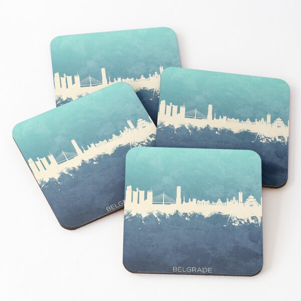 Item preview, Belgrade Serbia Skyline designed and sold by ArtPrints.