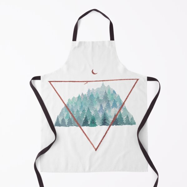 Item preview, Geometric watercolor forest emblem designed and sold by Sershni.