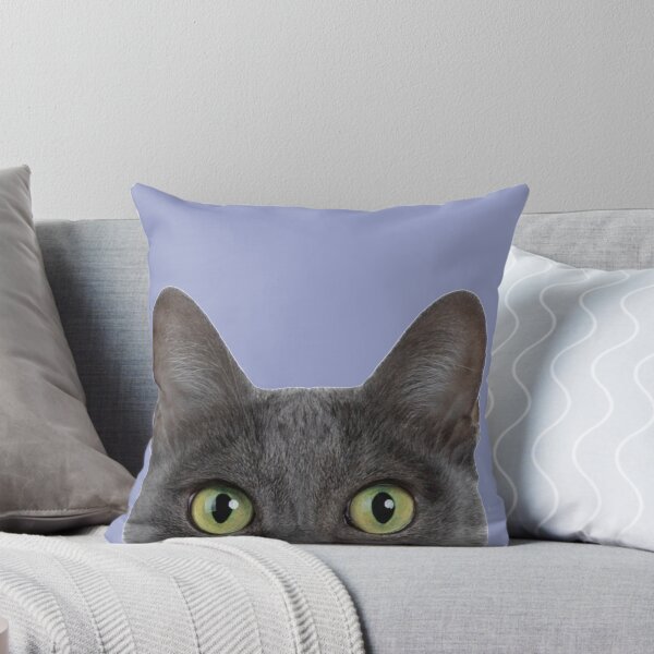 Item preview, Peeking Cat with Light Green Eyes designed and sold by SoloTravelerSt.