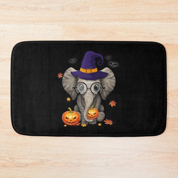Item preview, Cute Elephant Witch Scary Halloween Party Moon Night Shirt Horror Pumpkin Animal T Shirt designed and sold by tuanitus.