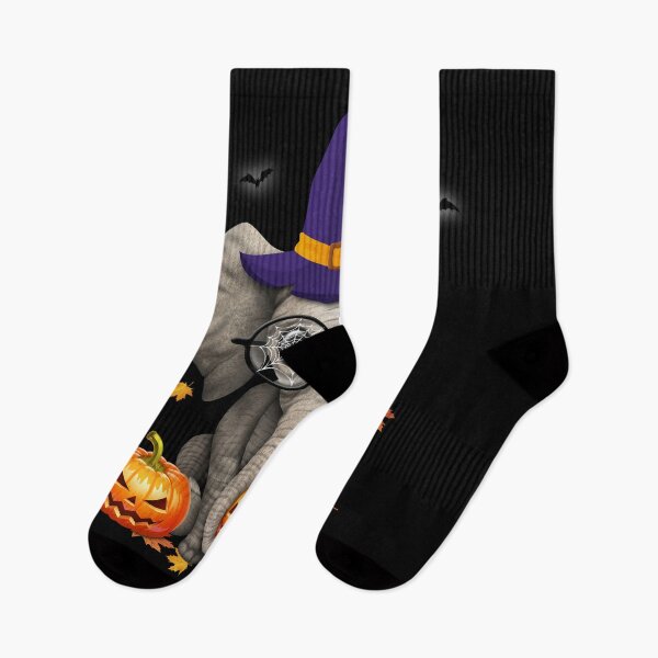 Item preview, Cute Elephant Witch Scary Halloween Party Moon Night Shirt Horror Pumpkin Animal T Shirt designed and sold by tuanitus.