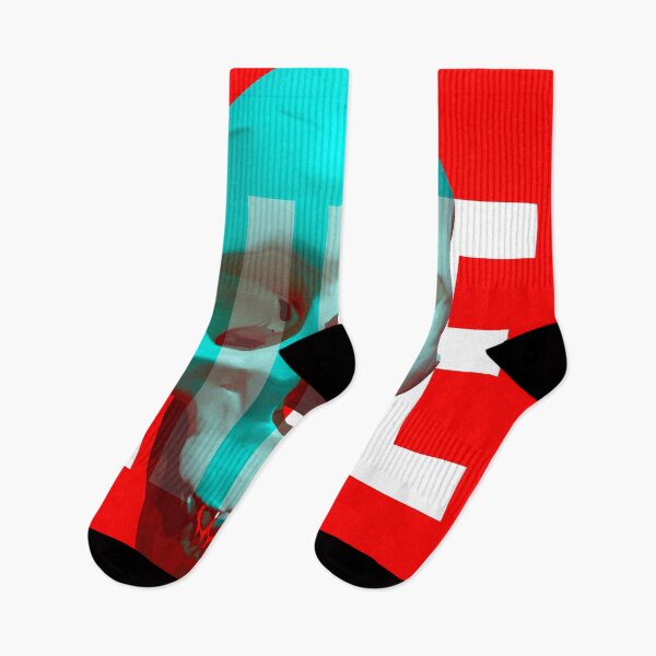 Item preview, "LIFE” on Light Blue Skull / Red designed and sold by MisterSquid.