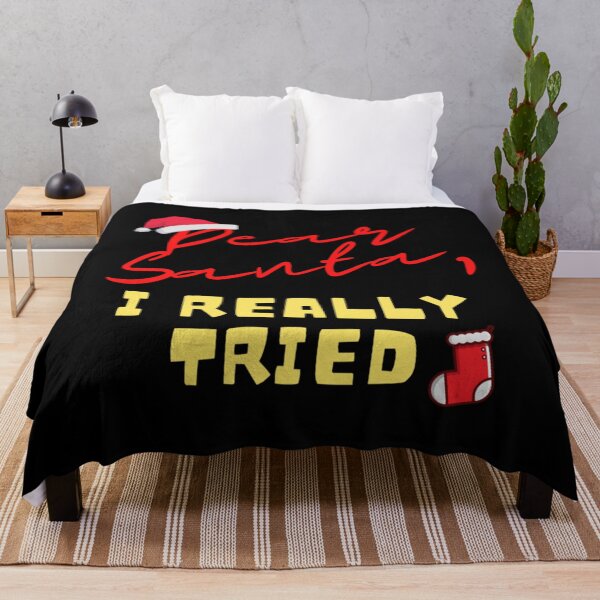 Item preview, Dear Santa I Really Tried Funny Christmas designed and sold by DavidRodman.