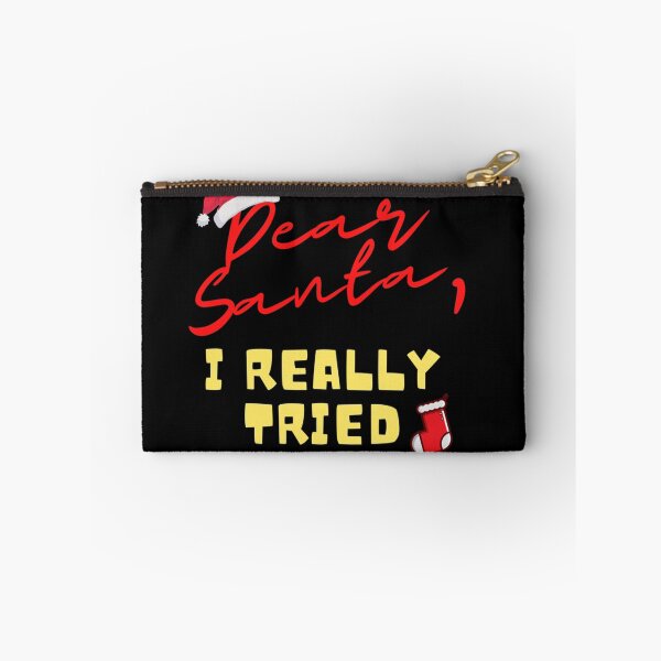 Item preview, Dear Santa I Really Tried Funny Christmas designed and sold by DavidRodman.