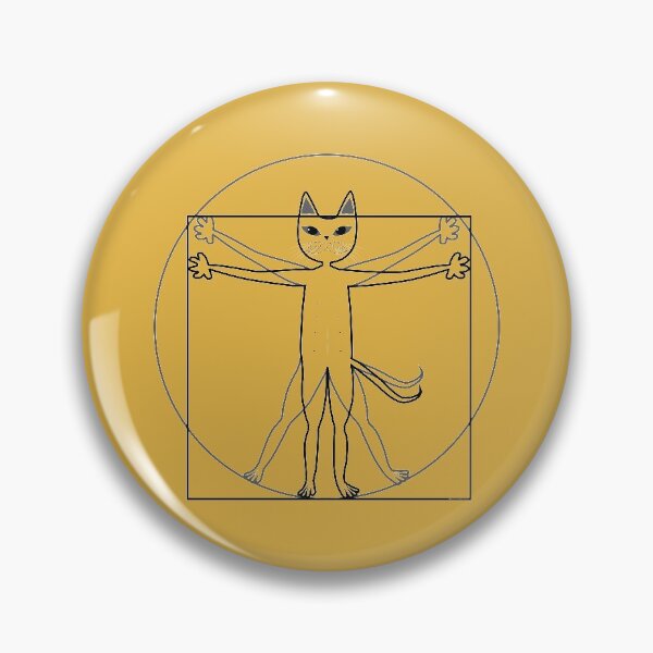 Artikelvorschau, Vitruvian Katze entworfen und verkauft von uncutcreations.