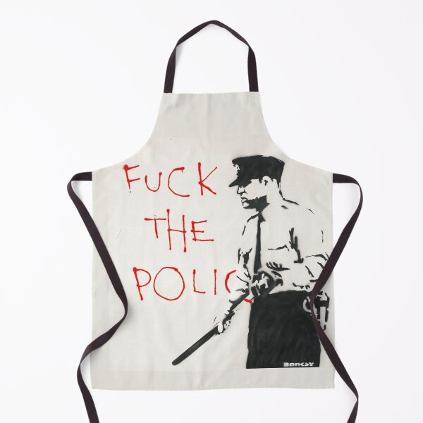 Item preview, fuck the police Banksy stencil art designed and sold by WE-ARE-BANKSY.