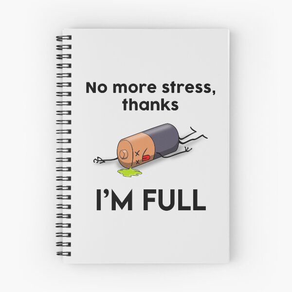 Item preview, No More Stress, I'm Full designed and sold by EaolaDesign.