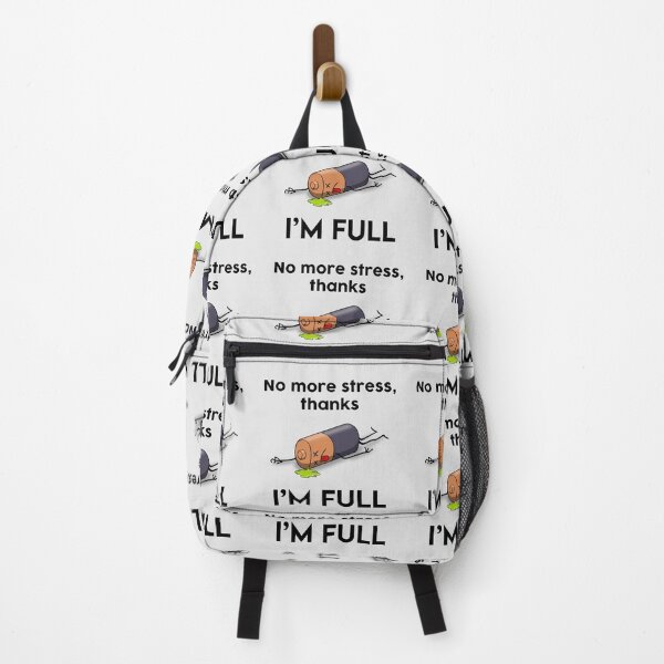 Item preview, No More Stress, I'm Full designed and sold by EaolaDesign.