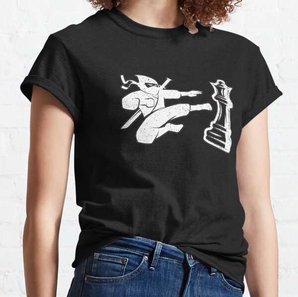 Funny Retro Vintage Chess Ninja Classic T-Shirt