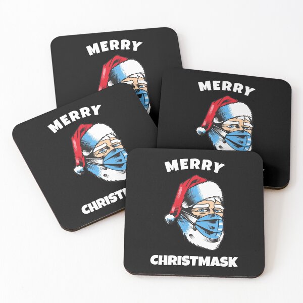 Item preview, Merry Christmask Santa Wearing Mask designed and sold by OnepixArt.