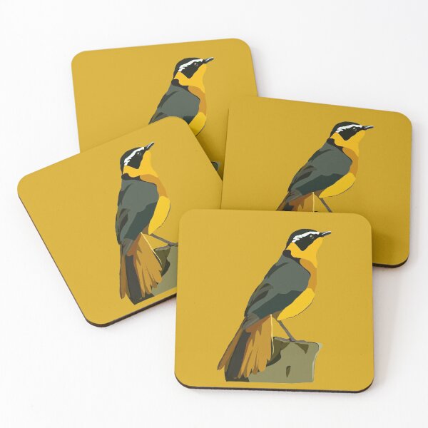 Item preview, Yellow Bird Abstract Vector Illustration designed and sold by Victoria Namjua.