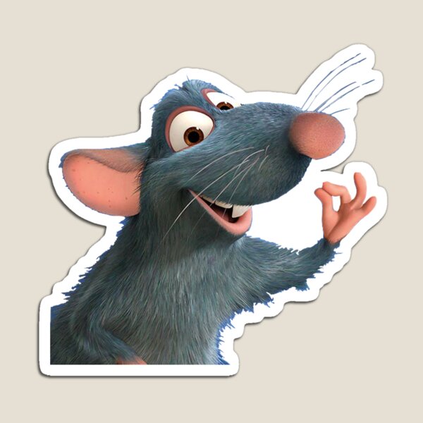 ratatouille magnet plush