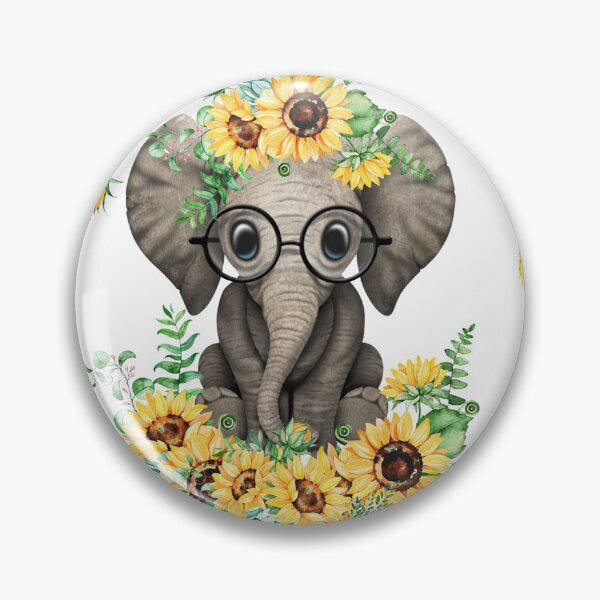 Item preview, Elephant Sunflower Case Cute Elephant And Sunflower designed and sold by Ballard4119.