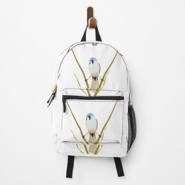 Item preview, bearded reedling digital illustration designed and sold by Bwiselizzy.