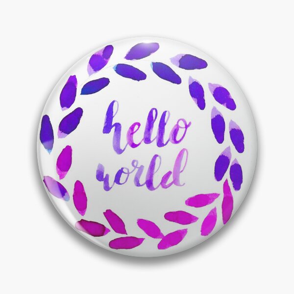 Item preview, Hello world wreath designed and sold by JolineCreations.