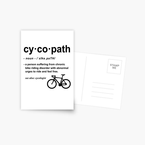 Item preview, Cycopath Definition | Funny Biker Gift | Gift for Cyclist | Bicycle Lover Cycling Addict designed and sold by fourstripes.