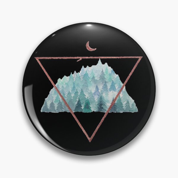 Item preview, Geometric Green forest emblem designed and sold by Sershni.