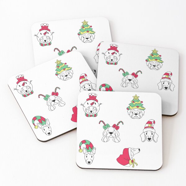 Item preview, Dog sticker pack cute kawaii cartoon For Christmas  designed and sold by Clickforyous.