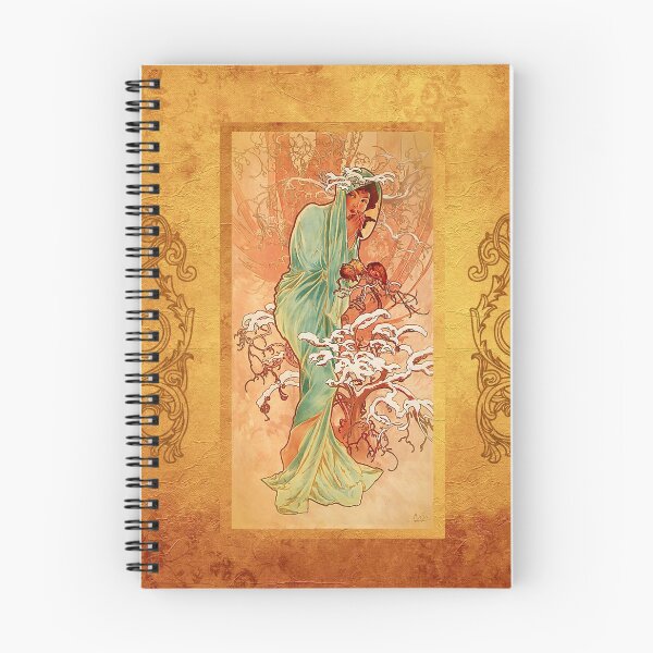 Item preview, Winter by Alphonse Mucha -2,  designed and sold by Ilaurentina.