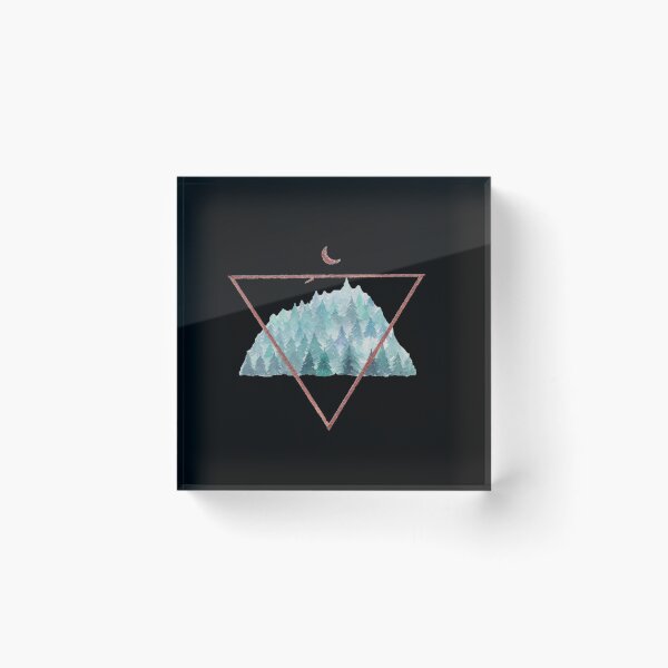 Item preview, Geometric Green forest emblem designed and sold by Sershni.