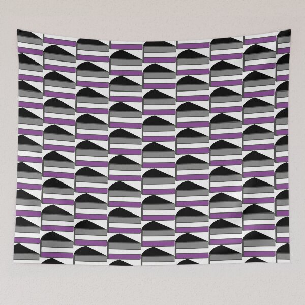 Item preview, Asexual cake slice designed and sold by JolineCreations.