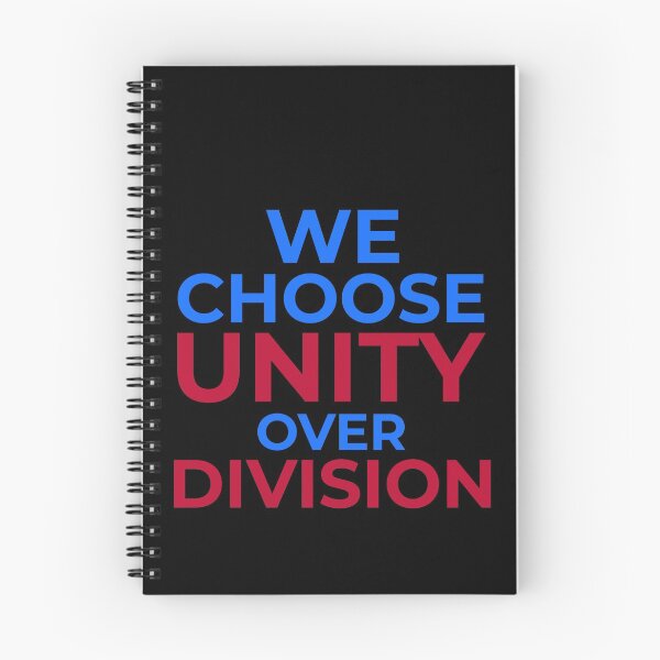 Item preview, We Choose Unity Over Division Quote designed and sold by ChaseCoClothing.